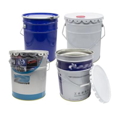 China 5 Gallon Steel Paint Bucket For Storage Of Solids Coatings for sale