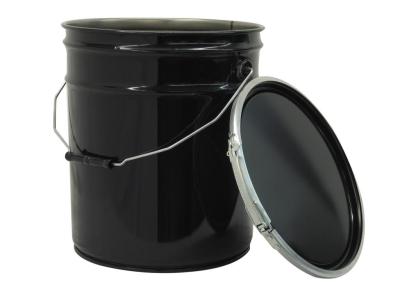 China Tinplate Ink Bucket Corrosion Resistant 1 Gallon To 6 Gallon for sale