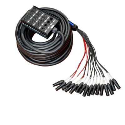 China 20 Channel Snake Cable Low Profile XLR Send Circuit Board XLR Splitter 100 Feet for sale