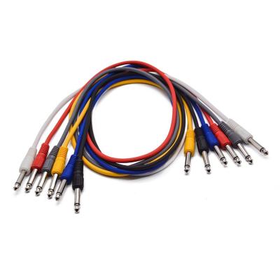 China Colored Long Patch Cable Guitar Straight To Straight Effect Cable Cords for sale
