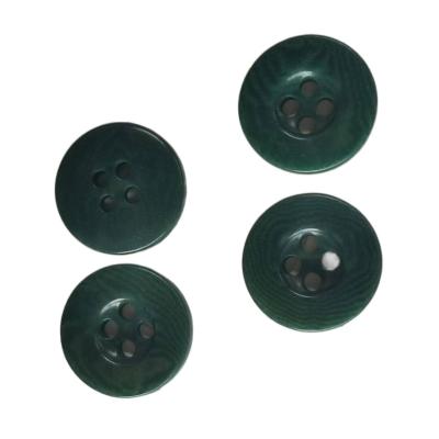 China Natural Corozo Buttons Environment Friendly And Sustainable Green Color For Shirt In 24L for sale