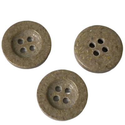 China Recycled Polyester Buttons 4 Holes 28L For Coat Jacket Outerwear for sale