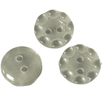 China 10mm 2 Holes Faux Pearl Plastic Shirt Buttons Use On Shirt Clothing Blouses for sale