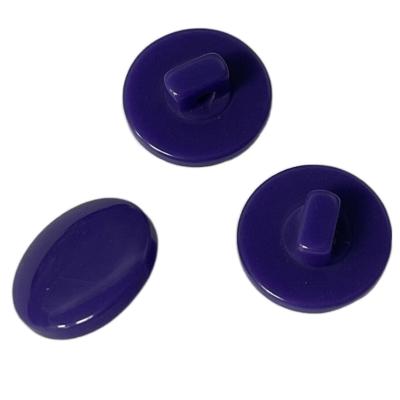 China Purple Color Resin Shank Buttons 20L Use On Sewing Shirt Garments for sale