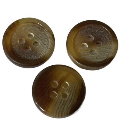 China 24L  Polyester Buttons With Imitation Horn Effect Use On Jacket Coat for sale