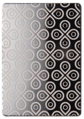 China Decorative 304 Stainless Steel Mirror Etching Sheet With PVD Coating Black for sale