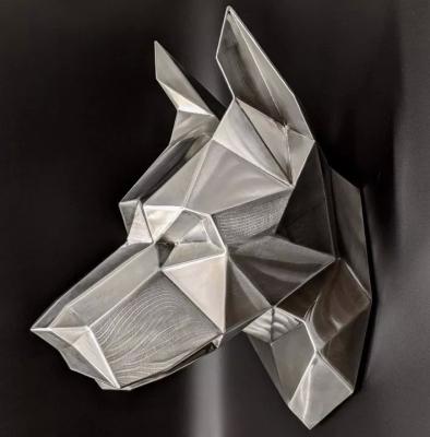 China SUS 304 316L Stainless Steel Animal Sculpture , For Exterior Decoration for sale