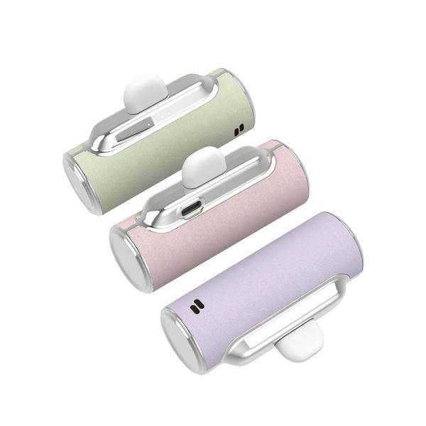 Quality Portable Leather Power Bank Simple Pocket Type With Fragrance Pouch for sale