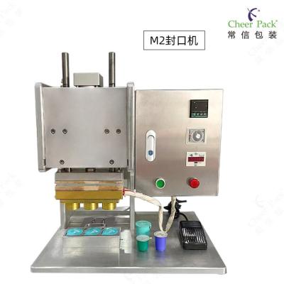 China Small Semi-Automatic Heat Sealing Machine For Spouted Stand Up Pouches And Capsule Cups for sale