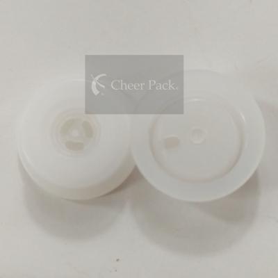 China 0.198cm Dia Silicone One Way Valve Plastic 100% PE For Coffee Bag for sale