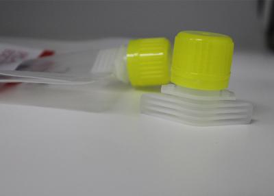 Китай Разносторонние пластиковые крышки Споут для пакета прачечной жидкостного кладут высоту в мешки 39мм продается