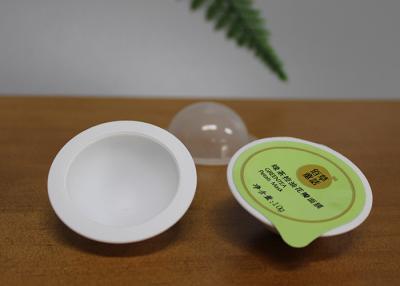 China Round Plastic Mini Capsule Pack For Powder Lotion Volumn 8g White Color for sale