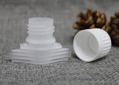 China 16mm Jelly / Milk / Mask / Cream Pack Plastic Pour Spouts With Screw Caps for sale