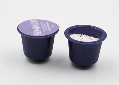 中国 Nespressoのミルクによって風味を付けられる粉/飲み物のための小型コーヒー ポッドのカプセルはシーリング フィルムが付いているパッキング カプセルを粉にします 販売のため
