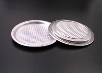 China Silver Color Hard Easy Open 0.6mm Aluminium Can Lid for sale
