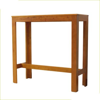 China Bedroom NC Paint 100cm Solid Rubber Wood Table for sale