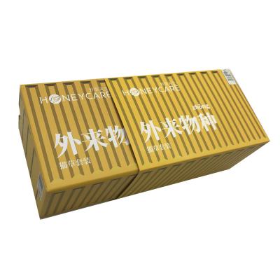 China Optional Logo Cardboard Gift Packaging Boxes Unique Printed Recycled Materials for sale