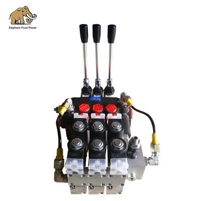 China P80DY Hydraulic Directional Valve Sectional Control Electro for sale