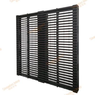 China Display Media Facade LED Mesh Screen Ultra Light Full Color P15.625 for sale