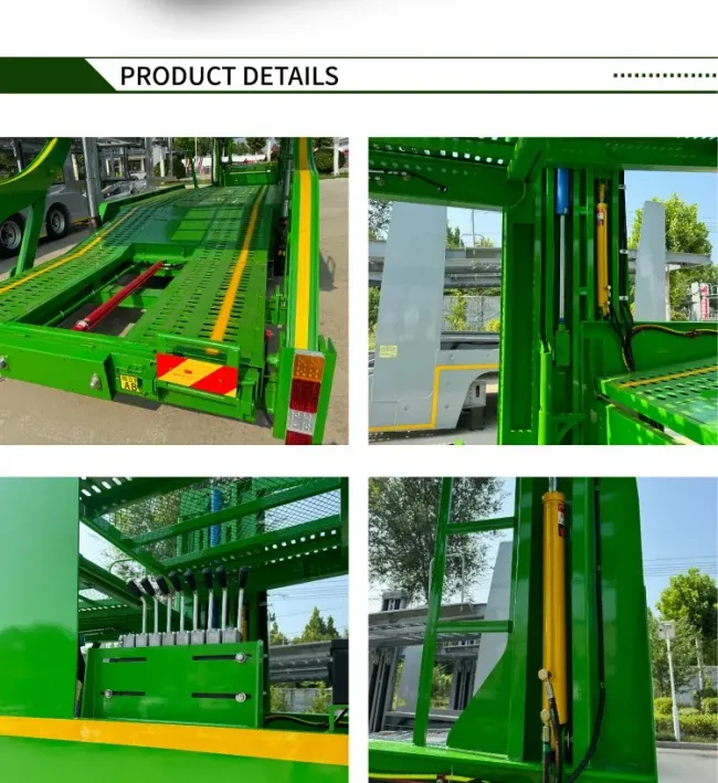Factory Direct Sales 3 Axles 4-8 Cars Vehicle Transport Double Decker and Multi Position Car Semi Trailer Car Carrier Truck Trailer for Sale