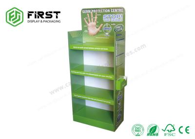 China Customized Cardboard Box Displays Shelf Pop Up Corrugated Floor Display à venda