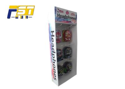 China Waterproof Foldable Side Wing Display , Custom Cardboard Display Stands With 3 Layers for sale