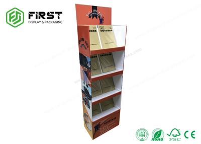 China Customized Book Cardboard Display Stand, Exhibition Carton Floor Display for sale