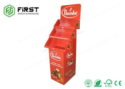 China Recycled Paper Custom Corrugated Cardboard Display Stands With High Quality Printing for sale