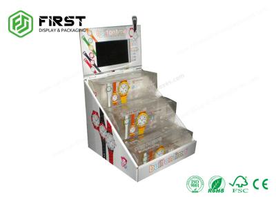 Китай Подгонянный печатающ коробки дисплея счетчика картона, облегченные выставочные витрины таблицы картона продается