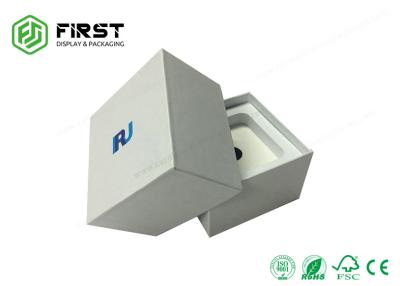 China Cajas de empaquetado de gama alta recicladas, cajas de regalo de empaquetado de la cartulina rígida con el parte movible de la espuma en venta