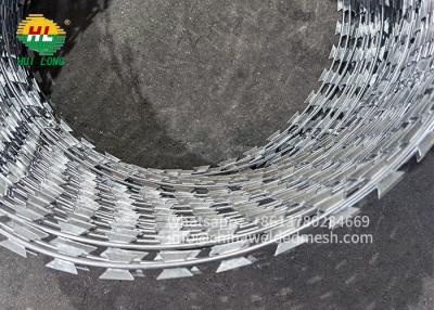 China Cerca de fio espiral sanfona por atacado Razor Barbed Wire da lâmina de lâmina Alambre De Puas à venda