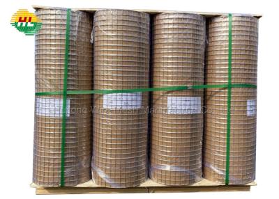 中国 1インチx 1のインチ3ft x 19.5m 14Gaugeを溶接する前に電流を通されて家の庭のプロジェクトのためのパレットが付いている金網ロールを溶接した 販売のため