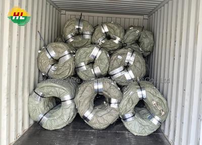 China Alambre Sharp Razor Coil Barbed Wire 300mmx10mts For Garden Apartments for sale