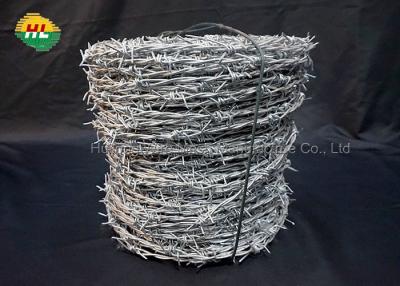 China 14*14 Twisted Roll Of Barbed Wire Fencing Prices Secure Barbed Fencing for sale