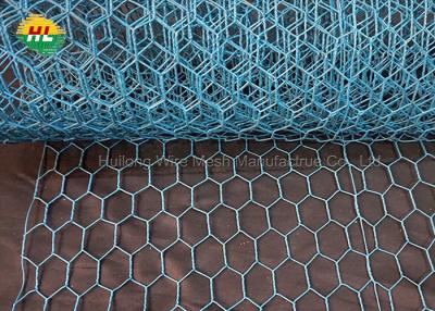 China HUILONG PVC Coated Chicken Mesh Net , 20 GA Hexagonal Mesh Wire for sale