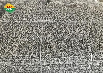 China 2x0.5x0.5m Steel Gabion Box Wire Mesh , Hexagonal Stone Gabion Cages for sale