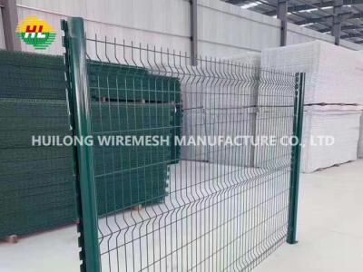 China Green Color 1.8mx2.5m Galvanized Welded Fence For Perimeter Wall Garden for sale