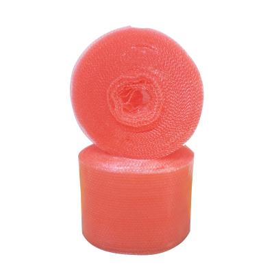 China Perforated Black Red Pink Bubble Air Wrap Film Black Bubble Air Wrapping Cushion Roll for sale