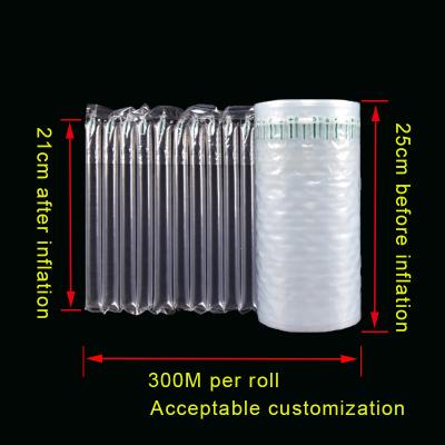 China Rollo de envoltura de burbujas lleno de aire para envoltura de absorción de choques 500 mm de ancho en venta