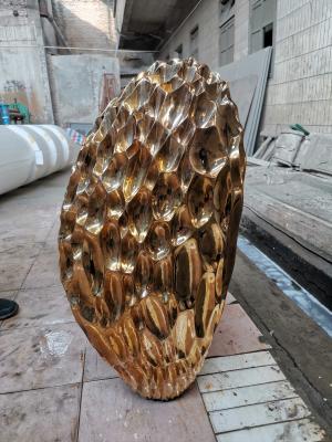 China Decoración del gabinete de la escultura de Art Sculpture Hall Cast Bronze del cobre del extracto de la semilla en venta