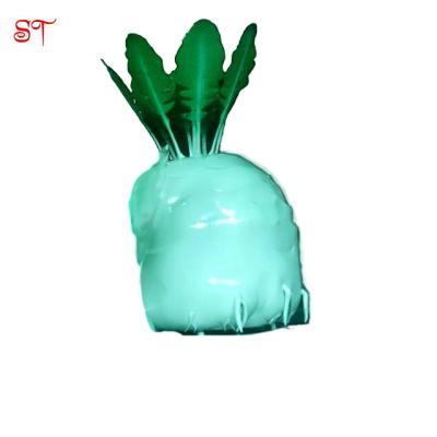 China Salted Vegetable Green Large Outdoor Metal Sculpture Stainless Steel Statue Patio Yard Farm Ranch Decoration for sale