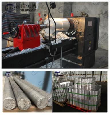 China Magnesium Rare Earth Alloy Cast Billet Add Gd Nd Y Sc  Zr Zn Soluble Materials for sale