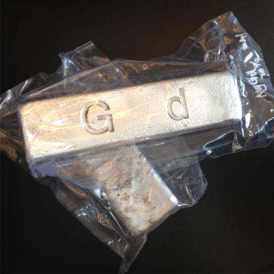 China MgGd MgGd20 MgGd25 MgGd30 Master Alloy Ingot Magnesium Gadolinium Master Alloy Hot Rolling for sale