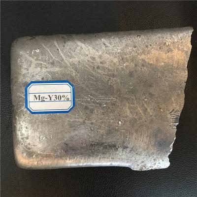 China Mg-Y Mg-Y 30 Magnesium Yttrium Master Rare Earth Alloy Semi - Casting Process for sale