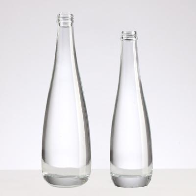 China 500ml 550ml Water Glass Bottle for Beverage Industry in Frosted Design for sale