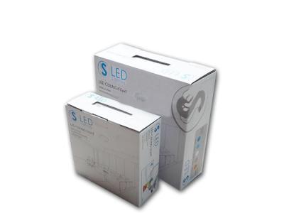 China Custom LED Bulb Box Packaging CMYK Colors Corrugated Cardboard Box For LED for sale