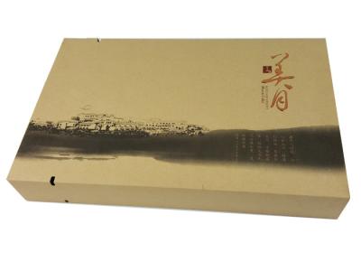 中国 Black Ink Logo Customized Design Printing Cardboard Material Drawer Shape Box Set with 8 Small Boxes inside 販売のため