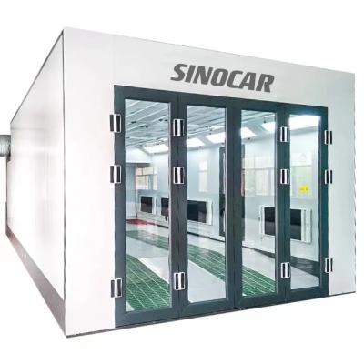 China Front Door Safety Door Automotive Paint Booth Reliable Spray Finishing Solution en venta