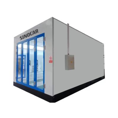 China Steel Construction Car Spray Booth with Included Curing System for sale