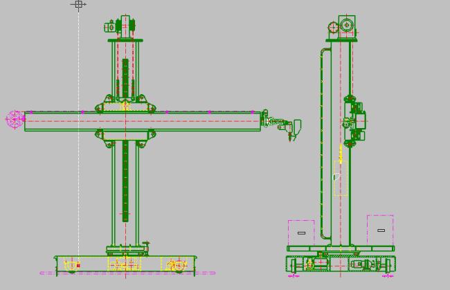 200KG High Efficient Welding Column and Boom Manipulator for pipe Heavy Duty 7m * 7m